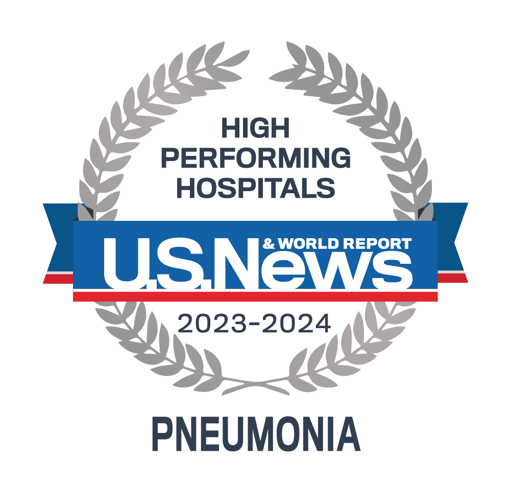 US News High Performing Hospitals Pneumonia 