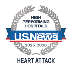 US News heart attack badge