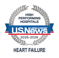 US News heart failure badge