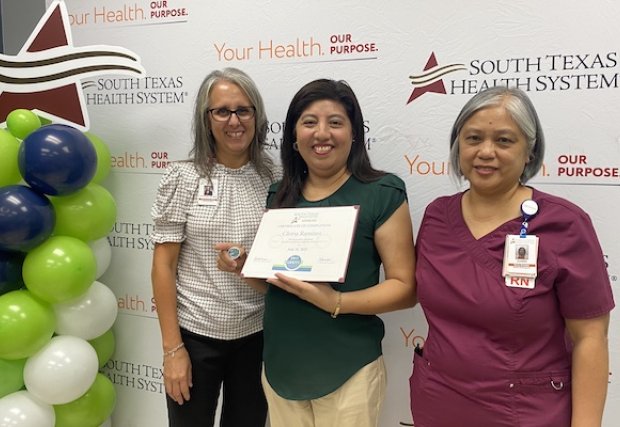 South Texas Health System Celebrates First Graduate of the Leadership and Educational Advancement for RNs Clinical Ladder Program