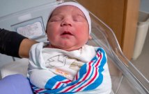 Leon Elizondo, shortly after being born